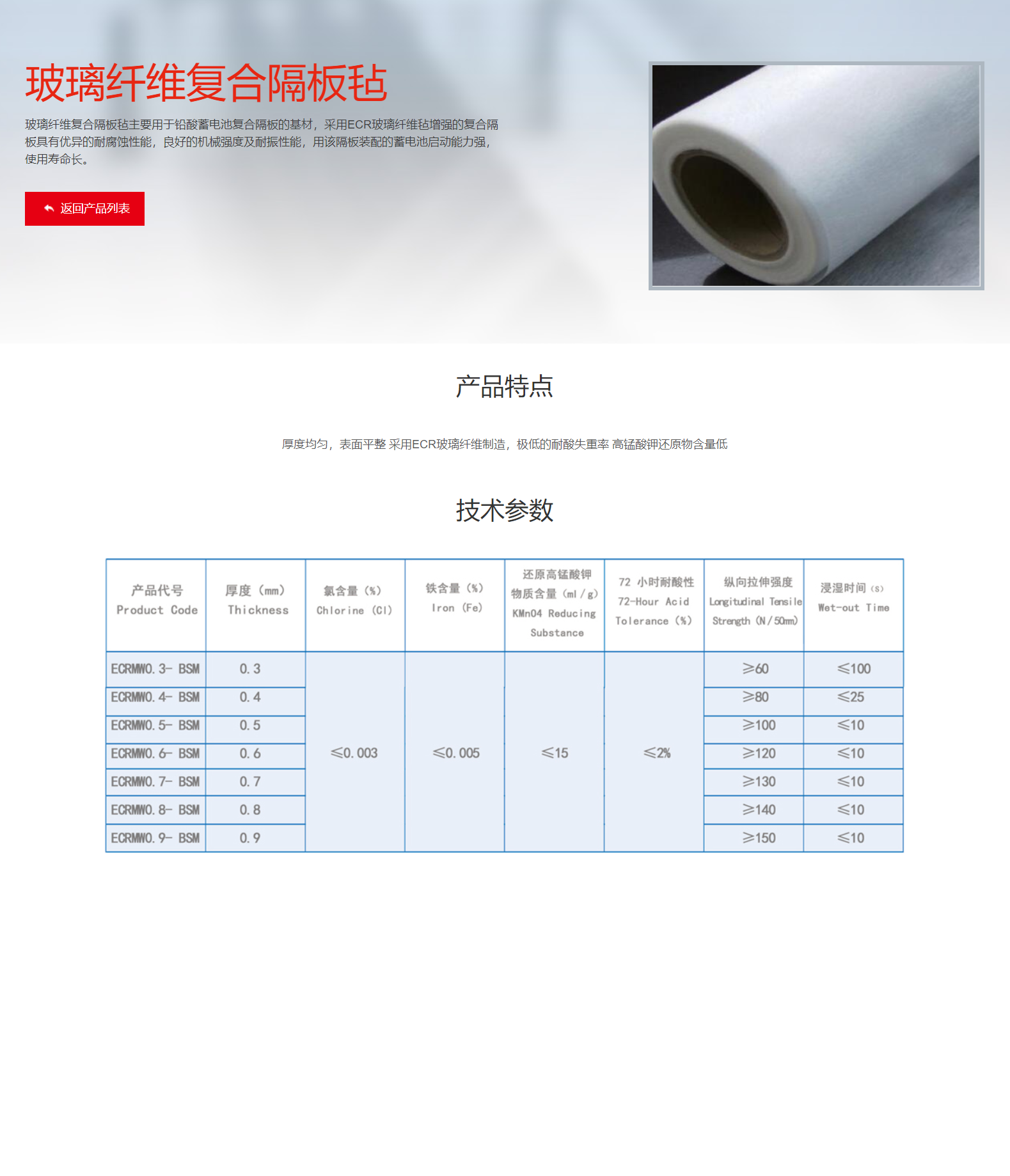 好博符合隔板毡